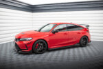Maxton side skirt diffusers V.1 + Flaps for Honda Civic Type-R Mk 11