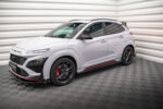 Maxton side skirt diffusers V.1 + Flaps for Hyundai Kona N Mk1