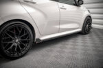 Maxton side skirt diffusers V.1 + Flaps for Toyota Yaris Mk4