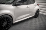 Maxton side skirt diffusers V.1 + Flaps for Toyota Yaris Mk4