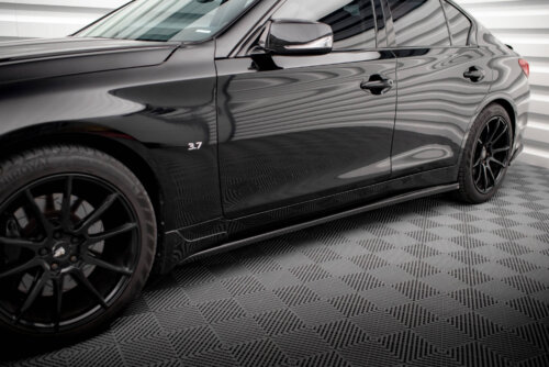 Maxton side skirt diffusers V.1 for Infiniti Q50 S Mk1