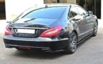 Maxton side skirt diffusers V.1 for Mercedes-Benz CLS C218