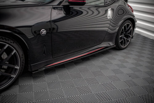 Maxton side skirt diffusers V.1 for Nissan 370Z Nismo Facelift