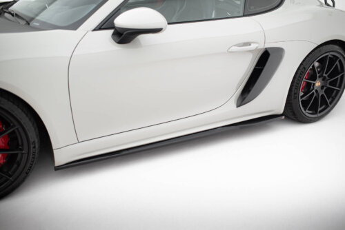 Maxton side skirt diffusers V.1 for Porsche 718 Cayman GTS 982c