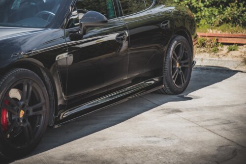 Maxton side skirt diffusers V.1 for Porsche Panamera Turbo 970 Facelift