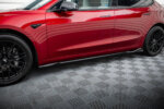 Maxton side skirt diffusers V.1 for Tesla Model 3 Mk1 / Mk1 Facelift