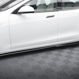 Maxton bočni produžeci V.1 za Tesla Model S Plaid Mk1 Facelift