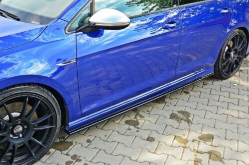 Maxton side skirt diffusers V.1 for Volkswagen Golf R / R-Line Mk7