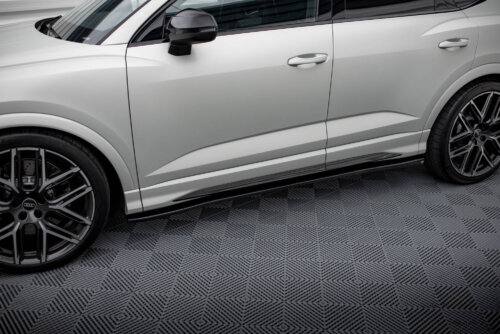 Maxton side skirt diffusers V.2 for Audi Q3 S-Line / RSQ3 Sportback / SUV F3