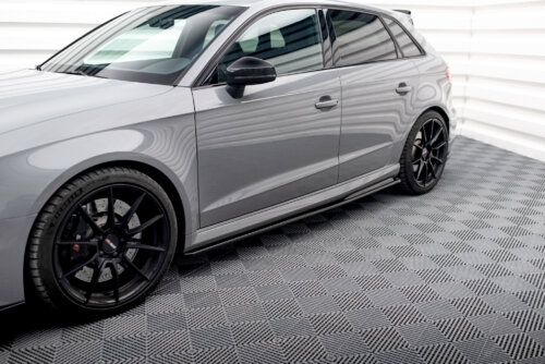 Maxton side skirt diffusers V.2 for Audi RS3 8V Sportback Facelift
