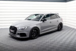 Maxton side skirt diffusers V.2 for Audi RS3 8V Sportback Facelift