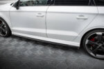 Maxton side skirt diffusers V.2 for Audi RS3 Sedan 8V Facelift