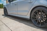 Maxton side skirt diffusers V.2 for Audi S3 / A3 S-Line Sedan 8V Facelift