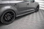 Maxton side skirt diffusers V.2 for Audi S3 / A3 S-Line Sportback 8V / 8V Facelift