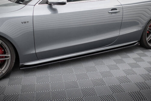 Maxton side skirt diffusers V.2 for Audi S5 / A5 S-Line Coupe 8T / 8T Facelift