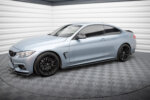 Maxton side skirt diffusers V.2 for BMW 4 Coupe / Gran Coupe / Cabrio M-Pack F32 / F36 / F33