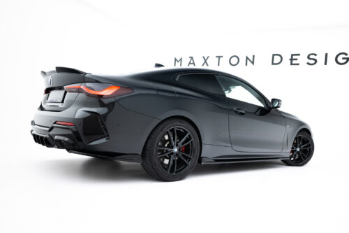 Maxton side skirt diffusers V.2 for BMW 4 M-Pack / M440i G22 / G23 / G22 Facelift / G23 Facelift