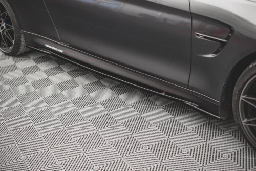 Maxton side skirt diffusers V.2 for BMW M4 F82