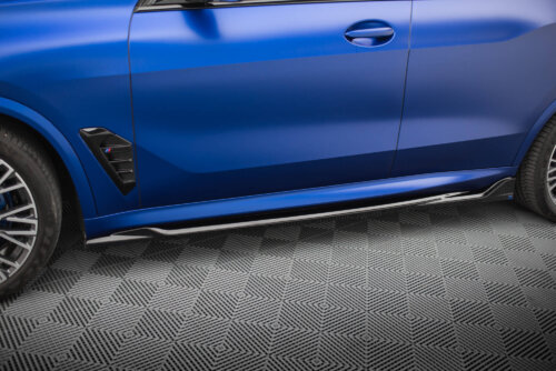 Maxton side skirt diffusers V.2 for BMW X5 M-Pack G05 Facelift