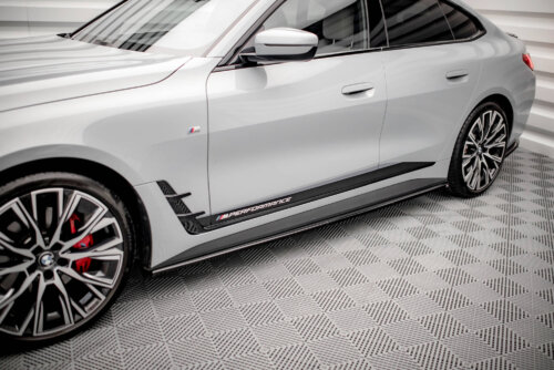 Maxton side skirt diffusers V.2 for BMW i4 M-Pack G26