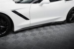 Maxton side skirt diffusers V.2 for Chevrolet Corvette Stingray C7