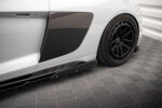 Maxton Side Skirts Diffusers V.2+ Flaps Audi R8 Mk2 Facelift