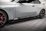 Maxton side skirt diffusers V.2 + Flaps for BMW 2 Coupe M-Pack / M240i G42