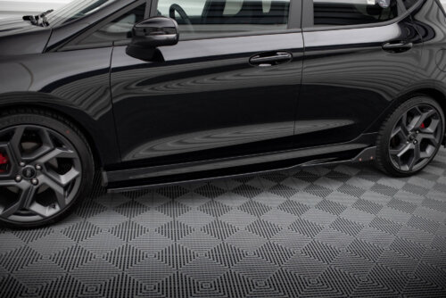 Maxton side skirt diffusers V.2 + Flaps for Ford Fiesta ST / ST-Line