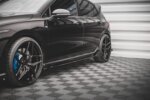 Maxton side skirt diffusers V.2 + Flaps for Volkswagen Golf R Hatchback Mk8