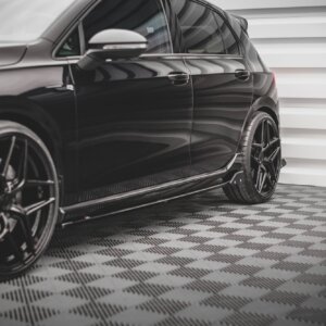 Maxton bočni produžeci V.2 + Flaps za Volkswagen Golf R Hatchback Mk8