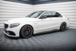 Maxton side skirt diffusers V.2 for Mercedes-AMG C63 Sedan / Estate W205 / S205