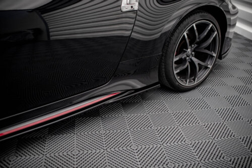 Maxton side skirt diffusers V.2 for Nissan 370Z Nismo Facelift