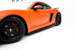 Maxton side skirt diffusers V.2 for Porsche 718 Cayman GTS 982c