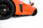 Maxton side skirt diffusers V.2 for Porsche 718 Cayman GTS 982c