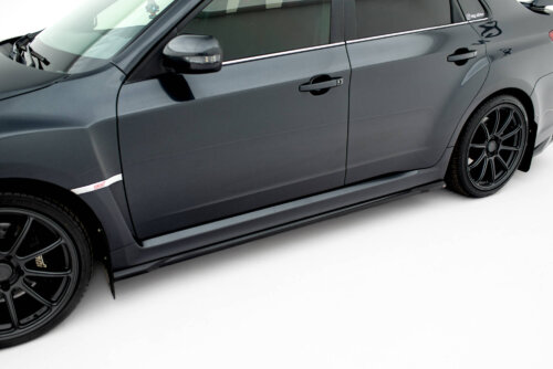 Maxton side skirt diffusers V.2 for Subaru Impreza WRX STI Mk3 Facelift