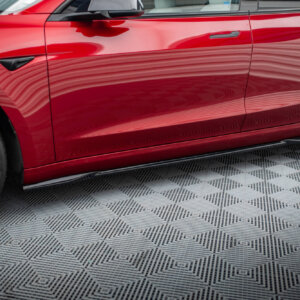 Maxton side skirt diffusers V.2 for Tesla Model 3 Mk1 / Mk1 Facelift