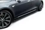 Maxton side skirt diffusers V.2 for Tesla Model S Mk1
