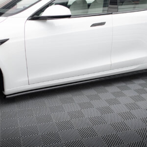 Maxton bočni produžeci V.2 za Tesla Model S Plaid Mk1 Facelift