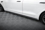 Maxton side skirt diffusers V.2 for Tesla Model S Plaid Mk1 Facelift
