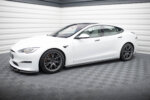 Maxton side skirt diffusers V.2 for Tesla Model S Plaid Mk1 Facelift