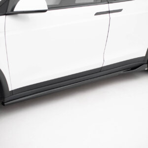 Maxton side skirt diffusers V.2 for Tesla Model X Mk1 Facelift