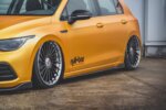 Maxton side skirt diffusers V.2 for Volkswagen Golf Hatchback Mk8