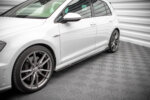 Maxton side skirt diffusers V.2 for Volkswagen Golf R / R-Line Mk7