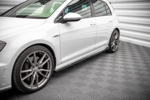 Maxton side skirt diffusers V.2 for Volkswagen Golf R / R-Line Mk7