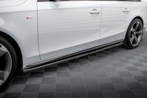 Maxton side skirt diffusers V.3 for Audi A4 / A4 S-Line / S4 B8