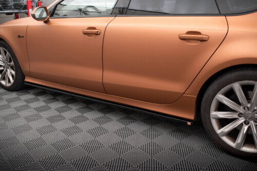 Maxton side skirt diffusers V.3 for Audi A7 S-Line / S7 C7