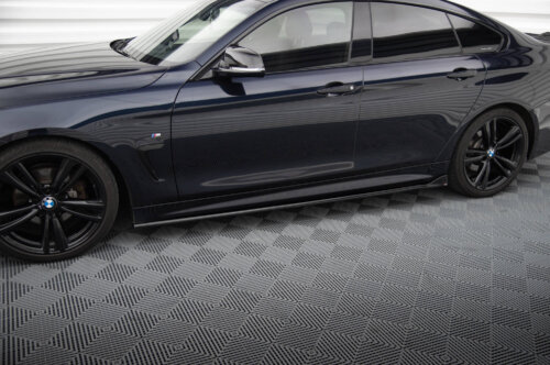 Maxton side skirt diffusers V.3 for BMW 4 Coupe / Gran Coupe / Cabrio M-Pack F32 / F36 / F33