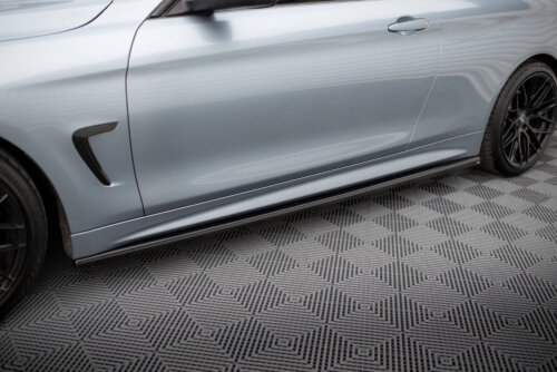 Maxton side skirt diffusers V.3 for BMW 4 Coupe / Gran Coupe / Cabrio M-Pack F32 / F36 / F33