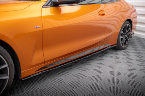Maxton side skirt diffusers V.3 for BMW 4 M-Pack / M440i G22 / G23 / G22 Facelift / G23 Facelift