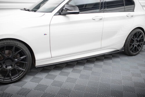 Maxton Side Skirts Diffusers V.3 CSL Look BMW 1 M-Pack / M140i F20 Facelift